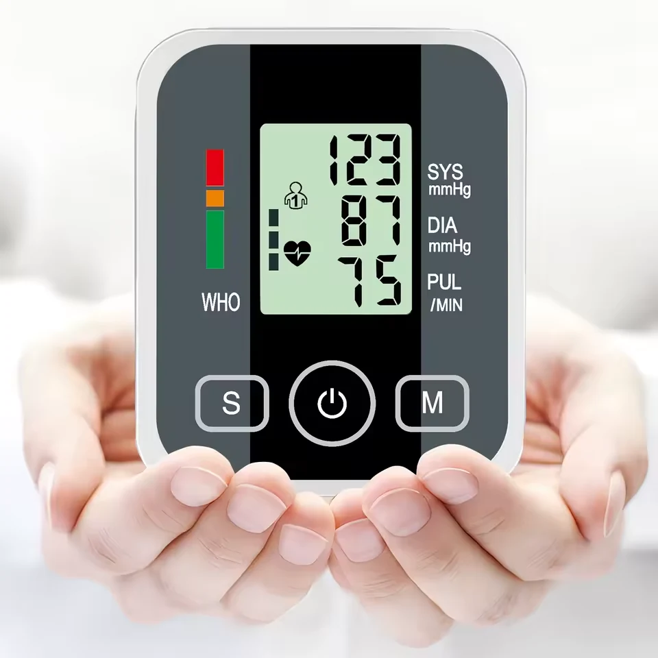 Digital Upper Arm Blood Pressure Monitor - Automatic BP Tonometer with Pulse Measurement,Sphygmomanometer Health Monitoring